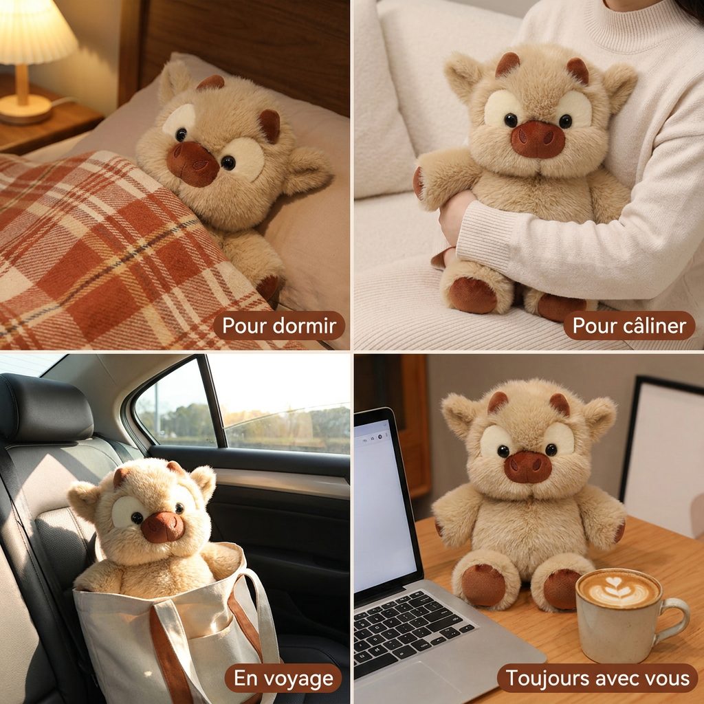 Câlimeuh – La peluche vache qui court
