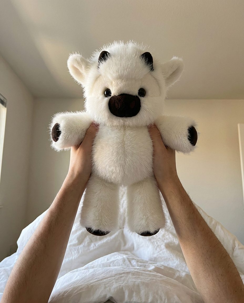 Câlimeuh – La peluche vache qui court